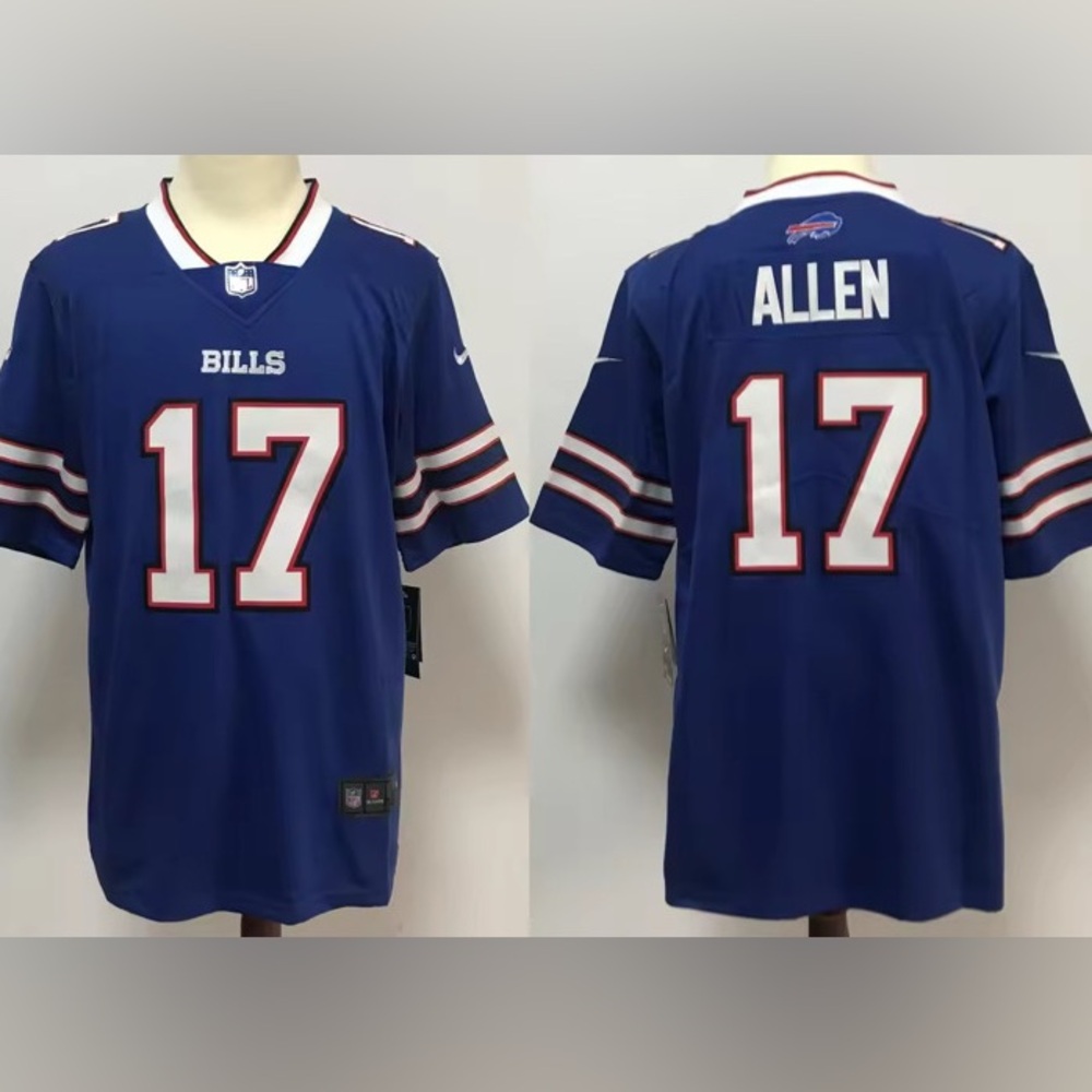 Josh Allen On Field Alternate Stitched Jersey New With Tags.